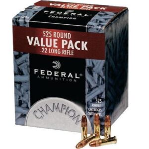 Buy Federal Champion .22 LR Rimfire Ammo – 525 Rounds